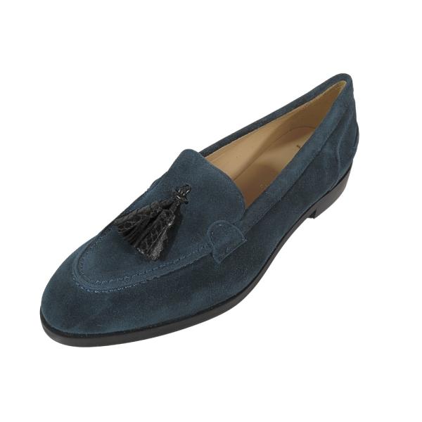 GINZA Kanematsu（銀座かねまつ） 美品 タッセル ローファー スエード