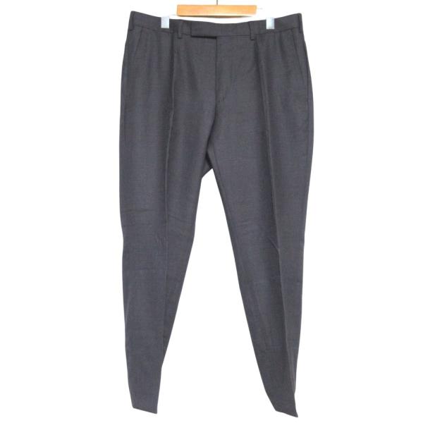 エルメネジルドゼニア トロフェオ　パンツスーツ グレー ウール系 L程度 美品 Ermenegildo Zegna エルメネジルドゼニア TROFEO トロフェオ