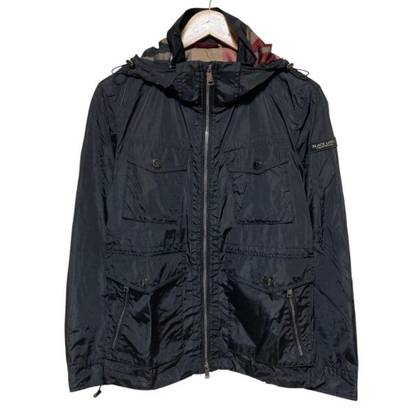 美品 BLACK LABEL CRESTBRIDGE ブラックレーベルクレストブリッジ LIMONTA ナイロン M-65 ミリタリージャケット M ブラック メンズ 古着 中古 USED 美品 BLACK LABEL CRESTBRIDGE ブラックレーベルクレストブリッジ