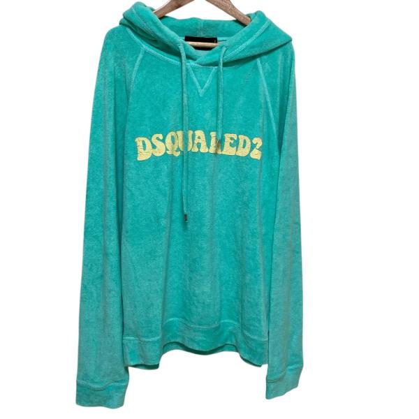 DSQUARED2（ディースクエアード） 良品 ロゴプリント パイル地 プル
