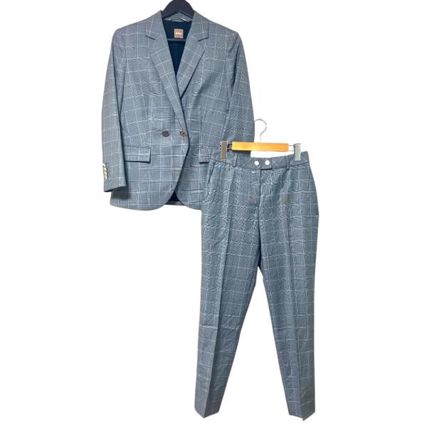 HUGO BOSS（ヒューゴ・ボス） 美品 BOSS ボス グレンチェック柄 ダブル