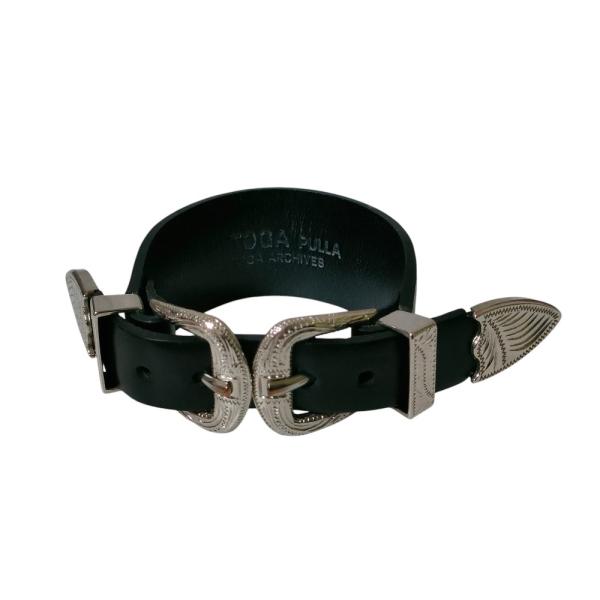 TOGA PULLA（トーガ プルラ） 良品 カウレザー ダブルバックル