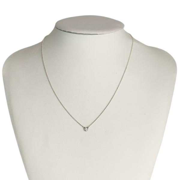 【正規品】ティファニー ダイヤモンド ネックレス バイザヤード AG925 TIFFANY&Co.（ティファニー） 新品同様 TIFFANY&Co Ag925 1P
