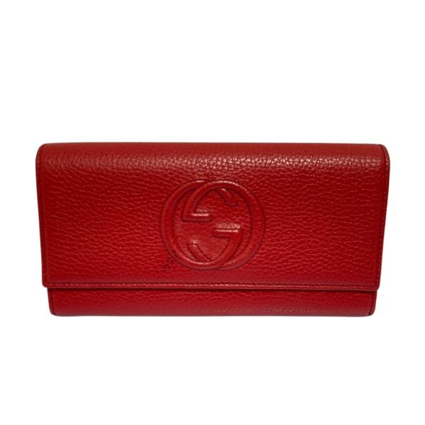 GUCCI（グッチ） 良品 ソーホー レザーロングウォレット 長財布 598206 