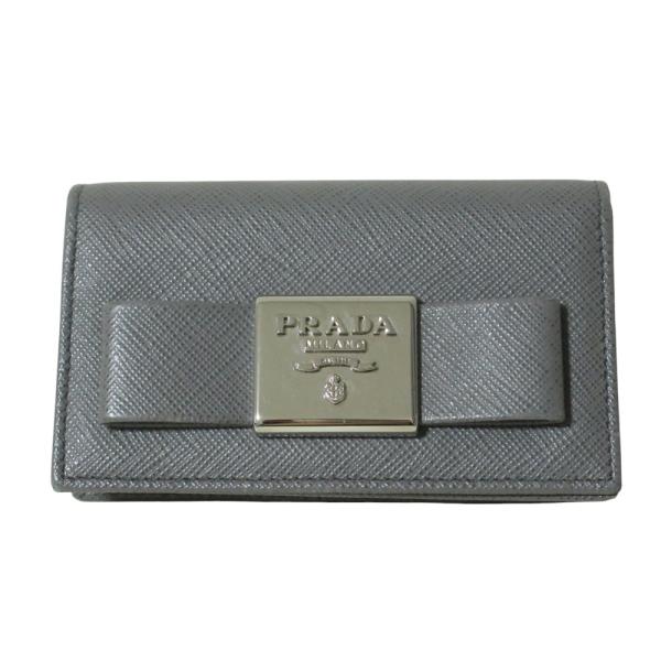 PRADA（プラダ） 美品 フィオッコ サフィアーノレザー カードケース