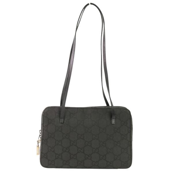 GUCCI ブラック ナイロン ショルダー バッグです GUCCI（グッチ） 美品 GGナイロン ショルダーバッグ 001 3074 002046
