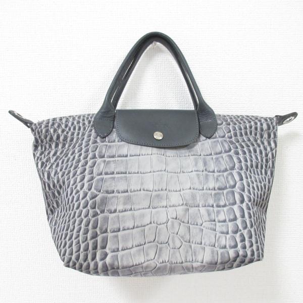 LONGCHAMP（ロンシャン） 良品 プリアージュ クロコプリント 2way