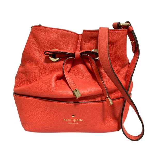 ケイトスペード  ショルダーバッグ オレンジ  Kate Spade ポシェット フラップ開閉 ケイトスペード ショルダーバッグ オレンジ Kate Spade ポシェット