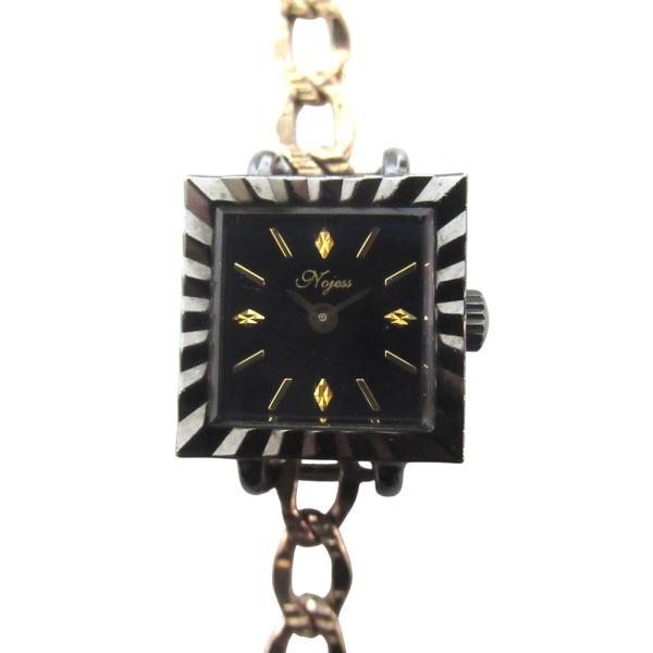 NOJESS（ノジェス） ジャンク品 スクエア ジュエリーウォッチ 腕時計