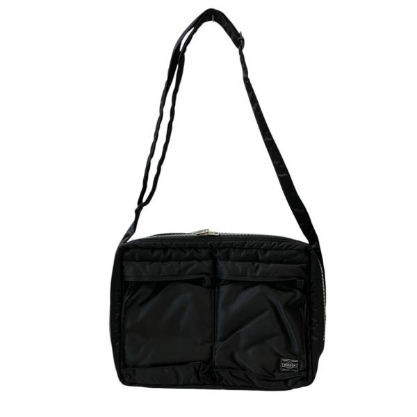 PORTER 美品 ポーター タンカー ショルダーバッグ ブラック メンズ