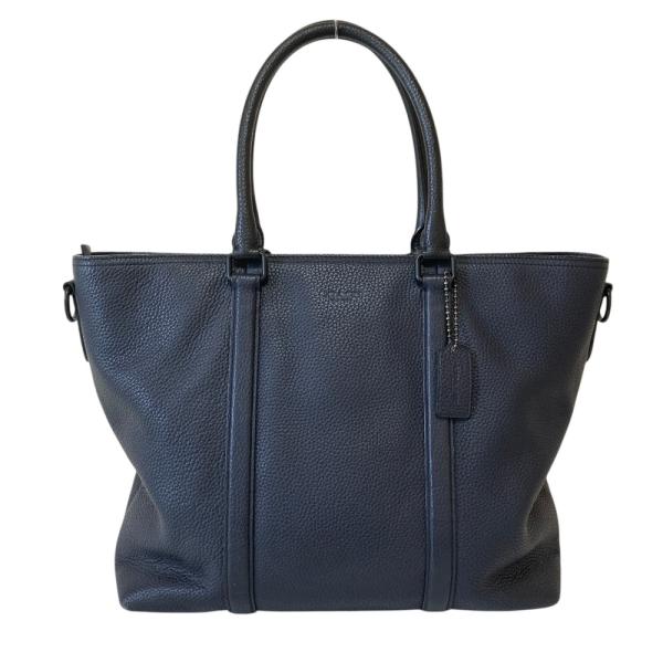COACH（コーチ） 良品 メトロポリタン レザー トートバッグ ブラック