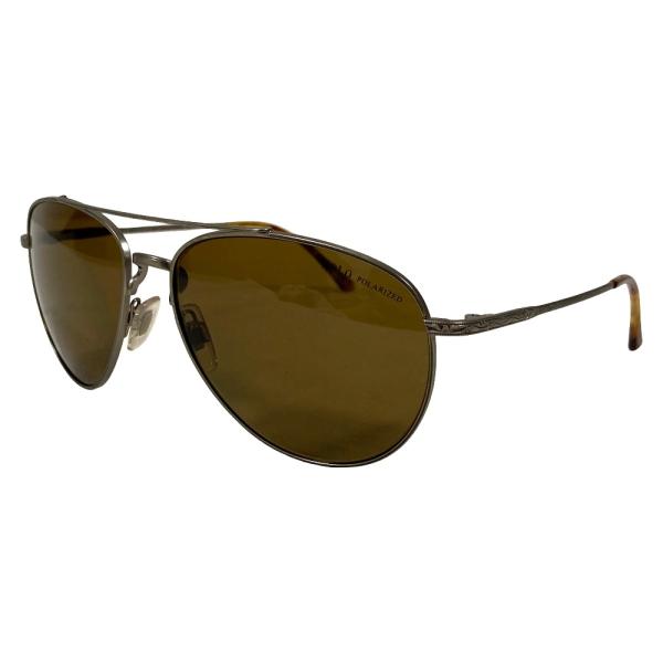 美品 RALPH LAUREN ラルフローレン メタルフレーム サングラス PH3094