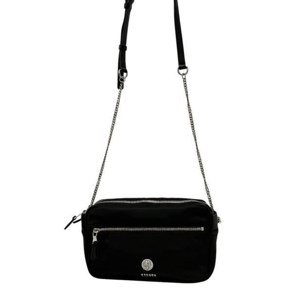 未使用 VERSUS VERSACE ヴェルサス ヴェルサーチ ナイロン チェーンショルダーバッグ ブラック レディース 古着 中古 USED VERSUS（ヴェルサス） 未使用 VERSUS VERSACE ヴェルサーチ ナイロン