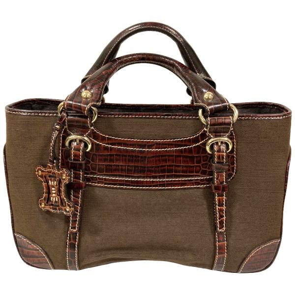CELINE（セリーヌ） 美品 キャンバス レザー ブギーバック