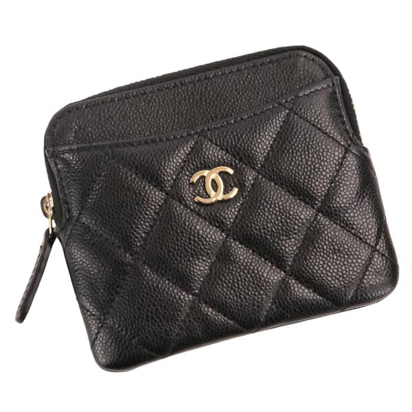 CHANEL（シャネル） 美品 クラシック ジップコインパース キャビア