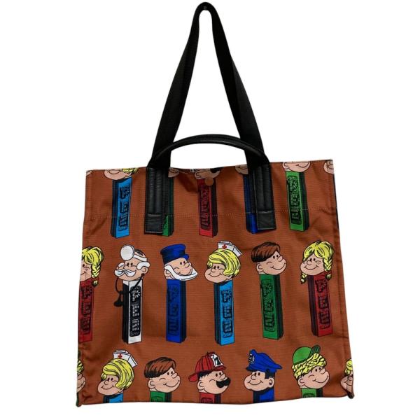 【美品】イアパピヨネ PEZ×earPAPILLONNER ★トートバッグ ear PAPILLONNER（イア パピヨネ） 良品 PEZ ペッツ コラボ 2WAY