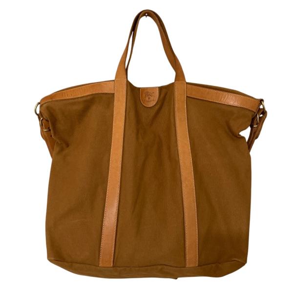 IL BISONTE（イルビゾンテ） 良品 キャンバス レザーコンビ 2WAY 