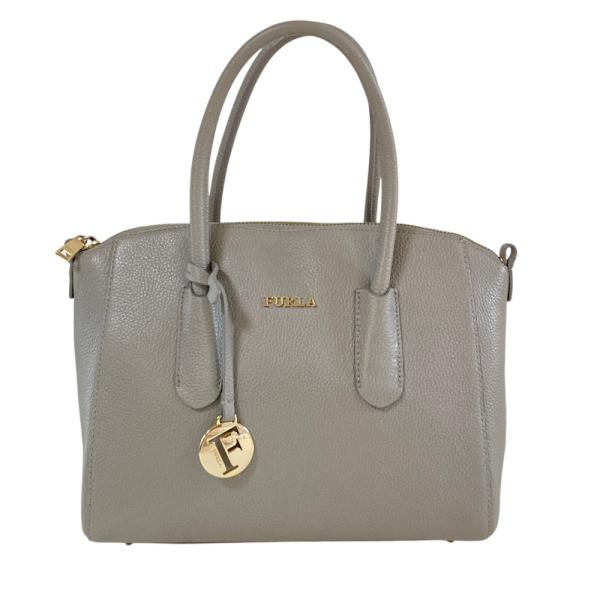 FURLA（フルラ） 美品 ロゴチャーム レザー 2WAY ショルダーバッグ