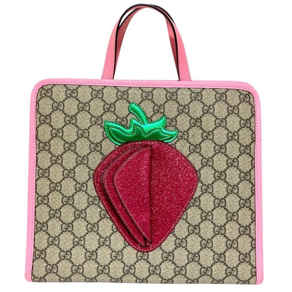 GUCCI（グッチ） 良品 チルドレンズ GGスプリーム 3Dストロベリー