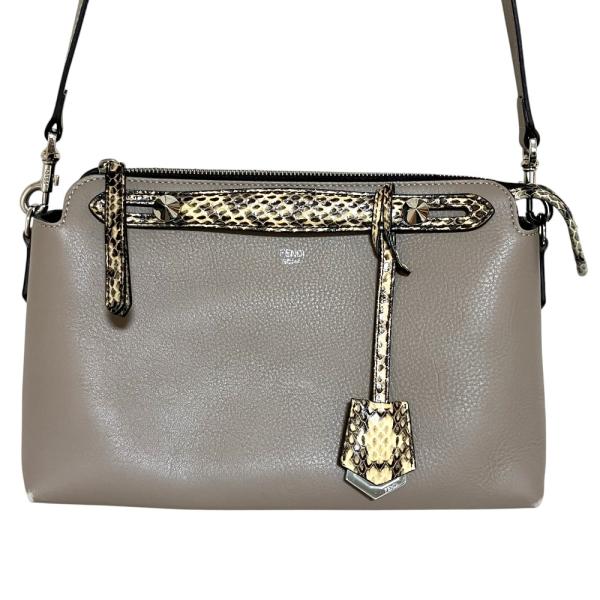 FENDI（フェンディ） 良品 バイザウェイ ミディアム パイソン レザー