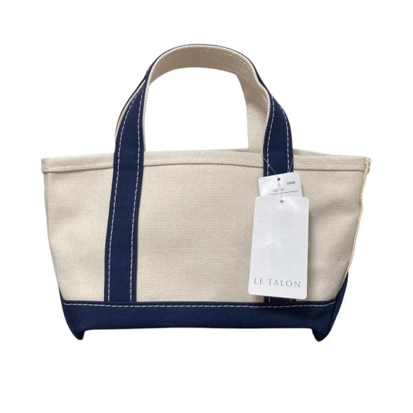 珍品／LLBEAN／ミニトート／NAVY／未使用デッドストック／アメリカ製 L.L.Bean（エルエルビーン） 未使用 BOAT AND TOTE MINI キャンバス
