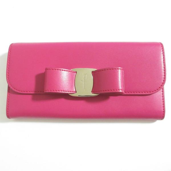 美品 Salvatore Ferragamo サルヴァトーレフェラガモ ヴァラリボン