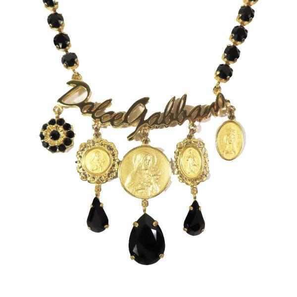 希少☆ドルチェ＆ガッバーナ ビジュークリスタル ネックレス 大ぶり