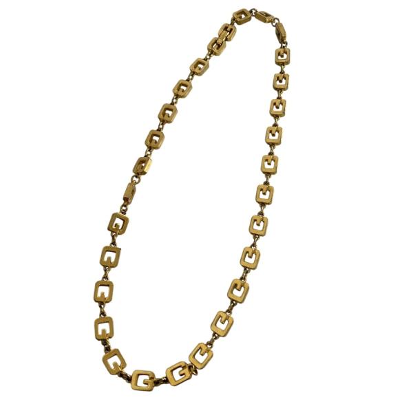 ジバンシィ 渦巻 チェーン ネックレス 40cm Gロゴ GIVENCHY GIVENCHY（ジバンシィ） 良品 ヴィンテージ Gロゴ チェーンネックレス