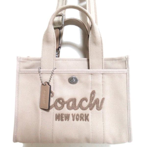 COACH（コーチ） 美品 CARGO TOTE 26 カーゴトート26 2way キャンバス