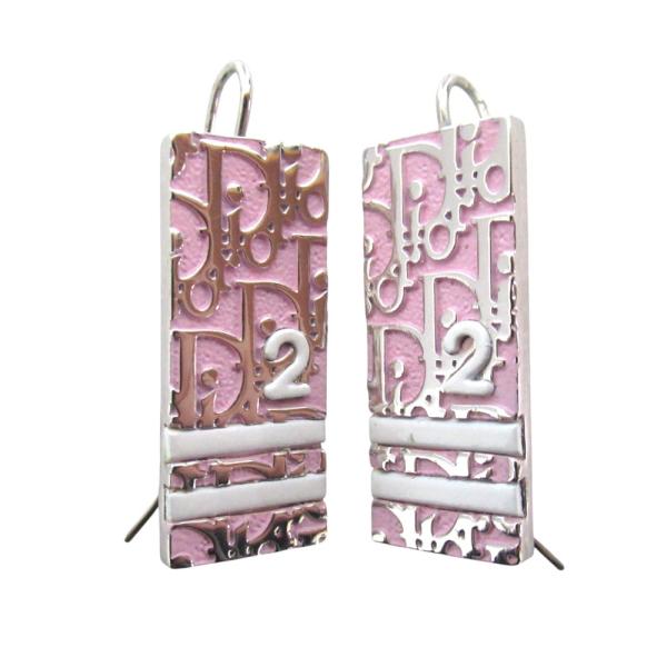 Christian Dior ロゴ フックピアス トロッター ピンク 希少モデル kigaeru_472014024010
