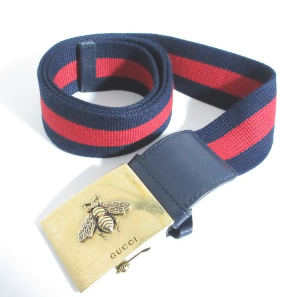 GUCCI オールドグッチ ベルト ビッグバックル レディース ワインレッド