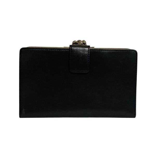 良品 Y's Yohji Yamamoto ワイズ ヨウジヤマモト レザー がま口 二