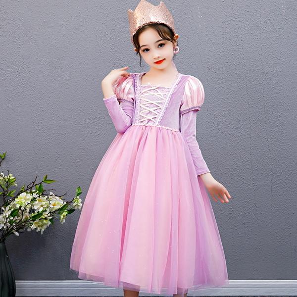 ラプンツェルパープル プリンセスドレス コスプレ ドレス 子供 ドレス 衣装 仮装 Cel 134c252 セルビッシュアップ Cel 1342c252 Celvish 通販 Yahoo ショッピング