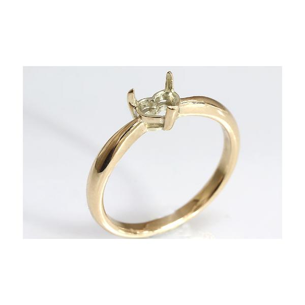 サイズ限定、Ｋ10ＹＧ製の空枠ですこの枠にはハートシェイプ　横５.０ミリ×縦４.０ミリ（誤差0.3ミリ）のルースを留めることが出来ます。○ルース形状：ハートシェイプ○ルースサイズ：5ミリ×4ミリ○素材：K10YG○重量：約2.3グラム(#1...