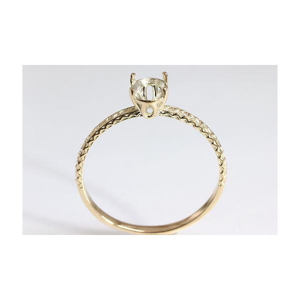 サイズ限定、Ｋ10ＹＧ製の空枠ですこの枠にはオーバル型の7.0ミリ×5.0ミリ（誤差0.3ミリ）のルースを留めることが出来ます。○ルース形状：オーバル○ルースサイズ：7.0ミリ×5.0ミリ○素材：１０金イエローゴールド○重量：約1.2グラム...