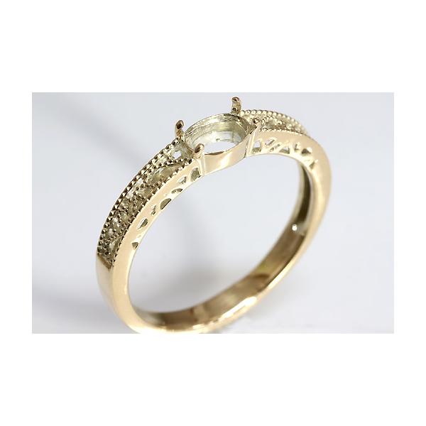 サイズ限定、Ｋ10ＹＧ製の空枠ですこの枠にはオーバル型の6.0ミリ×4.0ミリ（誤差0.3ミリ）のルースを留めることが出来ます。○ルース形状：オーバル○ルースサイズ：6.0ミリ×4.0ミリ○素材：１０金イエローゴールド○重量：約1.9グラム...