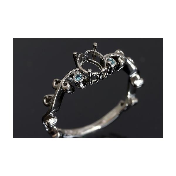 ＃6〜＃9限定,トリートブルーダイヤ入り空枠ですこの枠にはオーバル型の6.0ミリ×4.0ミリ（誤差0.3ミリ）のルースを留めることが出来ます。○ルース形状：オーバル○ルースサイズ：6.0ミリ×4.0ミリ○素材：シルバー９２５○ダイヤモンド ...