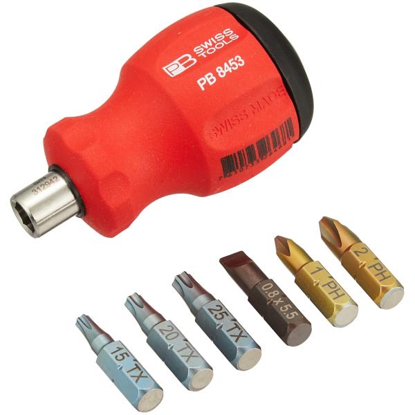 PB SWISS TOOLS ピービースイスツールズ スイスグリップ C6ドライバービット6本組 差替式スタビードライバー インサイダー 8453