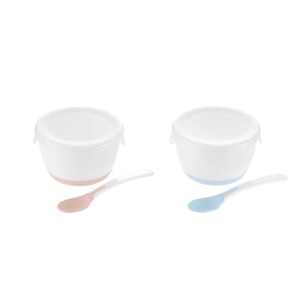 他サイト： リッチェル(Richell) 離乳食カップ ピンク&amp;ブルー 1個 (x 1) 4973655209578の商品画像