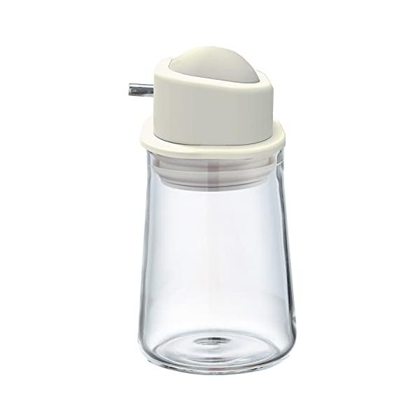 HARIO(ハリオ) 醤油さし ワンプッシュタイプ 実用容量:80ml ペールグレー SYO-100-PGR