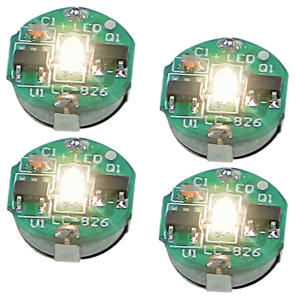 他サイト： CHASO 小型 LED ライト 4個 マグネット スイッチ ワイヤレス プラモデル フィギュア ガンプラ ジオラマ ミニ 電飾 ボタン電池 ウォームの商品画像