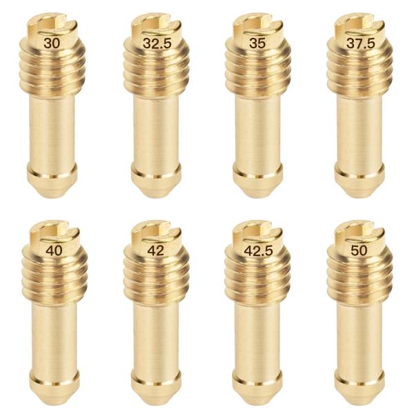 Jetsetmoto パイロットジェットミクニ/大 （14X5-B) #30-#50 （8PCS）SR400/500CVキャブ シグナス125