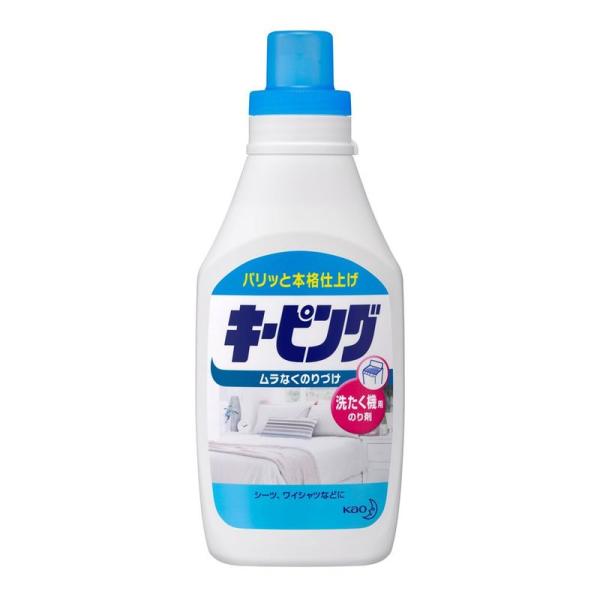 【商品名】　キーピング 衣料用のり剤 洗たく機用 本体 600ml 【商品説明】　・&lt;b&gt;原産国 :&lt;/b&gt; 日本・&lt;b&gt;商品サイズ (幅X奥行X高さ) :&lt;/b&gt; 93x58x239mm・&...