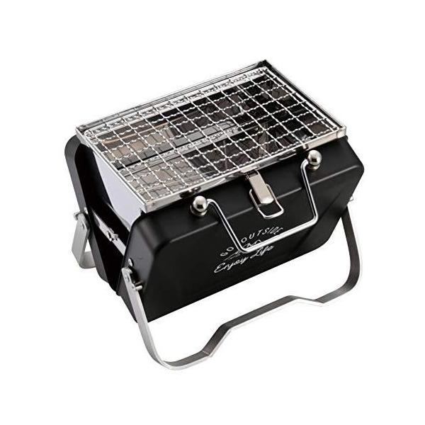 他サイト： キャプテンスタッグ(CAPTAIN STAG) バーベキューコンロ グリル V型 卓上グリル B6型 ブラック モンテ UG-78の商品画像