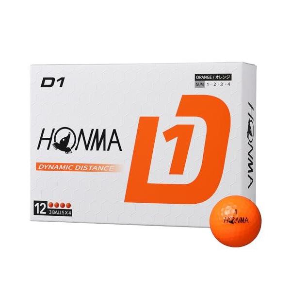 他サイト： HONMA 2024 ホンマ D1 BT2401 オレンジ （１ダース12個入）の商品画像