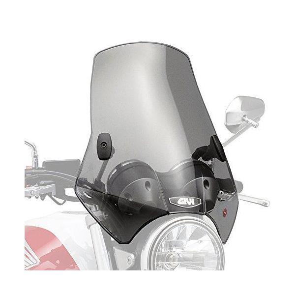GIVI(ジビ) バイク用 スクリーン 汎用(バーハンドルクランプ) セミ