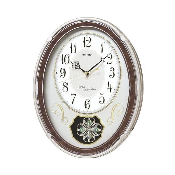 セイコー クロック 掛け時計 メロディ時計 電波 アナログ からくり