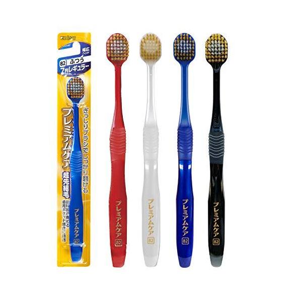 他サイト： エビス プレミアムケアハブラシ 7列レギュラー ふつう 3本組 (色おまかせ)の商品画像