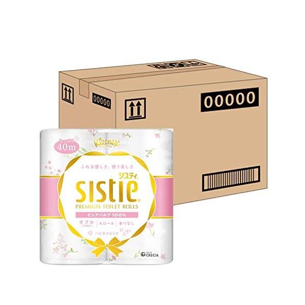 他サイト： クリネックス 【ケース販売】 システィ 40m ダブル 4ロール ハピネスピンク ×10パック入りの商品画像
