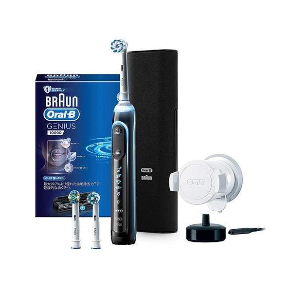 ブラウン 電動歯ブラシ 「ジーニアス10000」 D7015366XCMBK ブラック